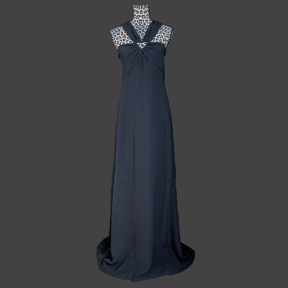 ARMANI COLLEZIONI BLACK EVENING GOWN